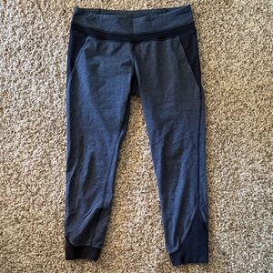 lululemon athletica Gray and Black Leggings